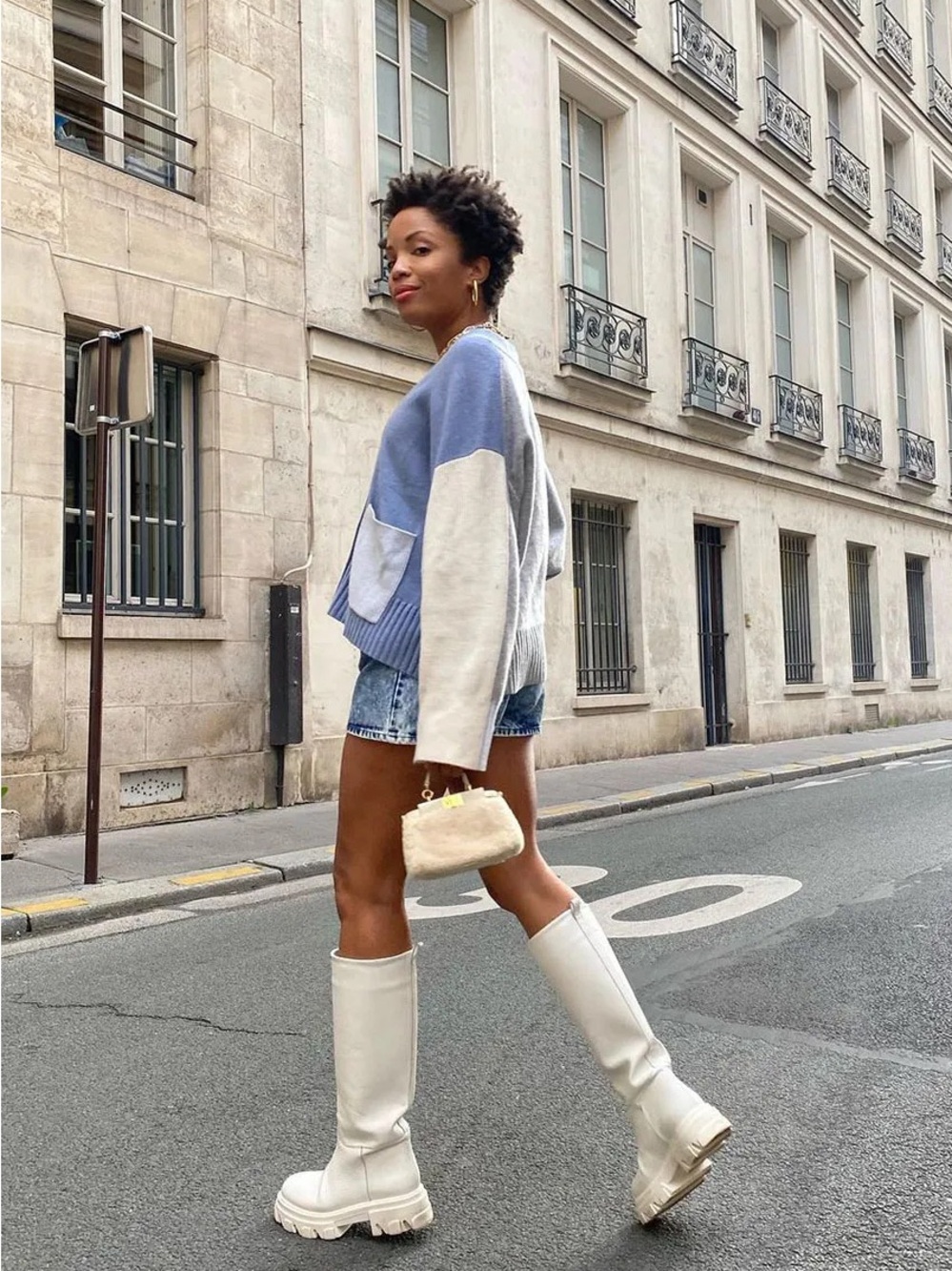 Alohas Ivory Lug Sole Pull On Leather Boots